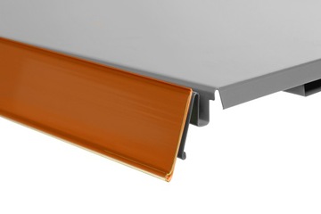 25x LISTWA CENOWA 125 cm przyklejana POMARAŃCZOWA zestaw