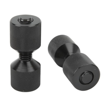 2 szt. Zestaw kołków z dwoma otworami aluminium 2