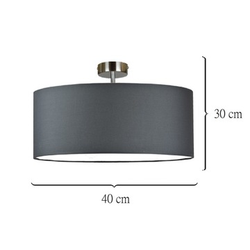 Подвесной потолочный светильник люстра абажур свес LED E27 шпон 40см