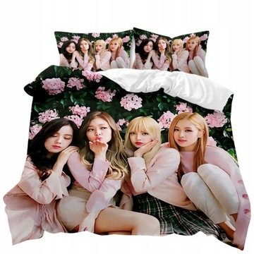 3D КОМПЛЕКТ ПОСТЕЛЬНОГО ПРИНАДЛЕЖНОСТИ 140х200 BLACKPINK 3 ПРЕДМЕТА.