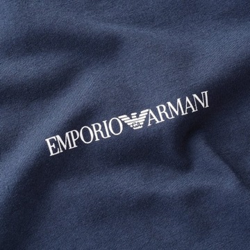 Emporio Armani t-shirt koszulka męska granatowa v-neck L