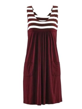 Fashion striped dress summer dress loose simple