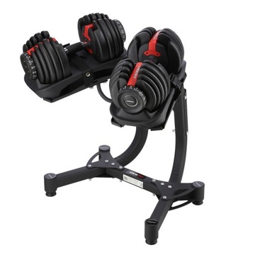 ZESTAW HANTLI REGULOWANYCH 2 x 24 KG + STOJAK UNDERFIT