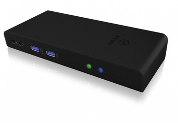 Док-станция IcyBox IB-DK2251AC для ноутбука DisplayLink, 2 x HDMI