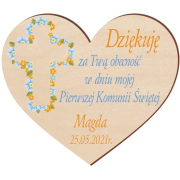 Магнит Благодарность гостям Причастие Крещение 10 шт.