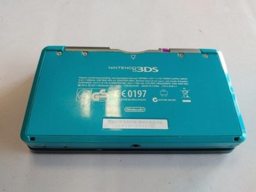 КОНСОЛЬ NINTENDO 3DS СИНЯЯ + СТИЛУС + КАРТА ПАМЯТИ + ОРИГИНАЛЬНОЕ ЗАРЯДНОЕ УСТРОЙСТВО