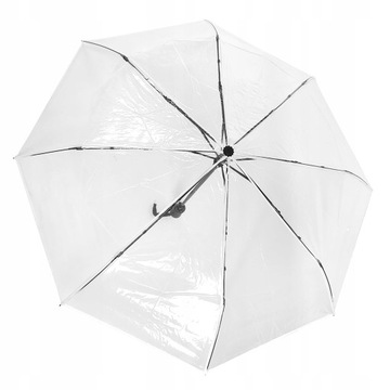 PARASOL PARASOLKA PRZEZROCZYSTA ŚLUB TRANSPARENTNA
