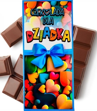 CZEKOLADA PREZENT NA DZIEŃ DZIADKA DZIEŃ BABCI babcia i dziadek URODZINY