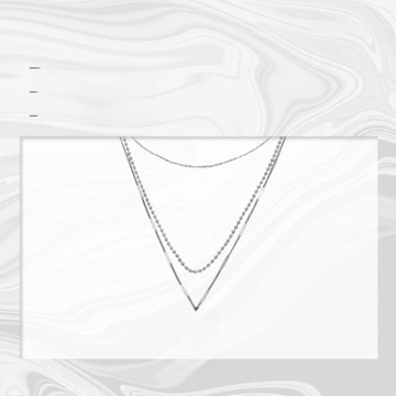 СЕРЕБРЯНОЕ ОЖЕРЕЛЬЕ «МИСС»