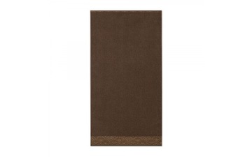 Ręcznik 30x50 brązowy irchowy 450 g/m2