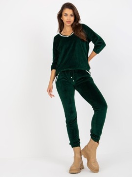 Женский спортивный костюм WELUR с вырезом для экипажа F828 кобальт S/M