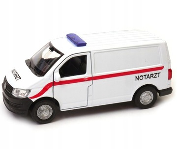 Volkswagen Transporter T6 1:34 Welly KARETKA notar