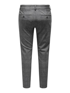 Only & Sons Chinosy 22019887 Szary Slim Tapered Fit