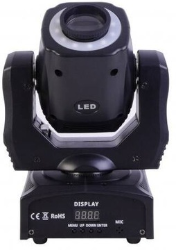 FRACTAL MINI LED GOBO SPOT 60W ОСВЕЩАЮЩАЯ ГОЛОВКА