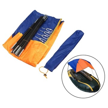 Выдвижная крыша для рыболовного понтона, защищающая от солнца на 4 человека 145х351см