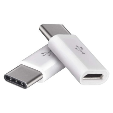 PRZEJŚCIÓWKA ADAPTER MICRO USB do USB-C TYP C 2szt
