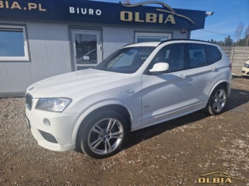 BMW X3 F25 SUV 2.0 20i 184KM 2012 BMW X3 M-Pakiet Xdrive Panorama 2.0 Benzyna 184KM, zdjęcie 1