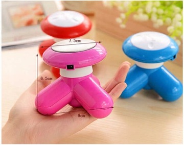 МИНИ-МАССАЖЕР НА АККУМУЛЯТОРЕ + USB-КАБЕЛЬ, рельеф ВИБРАЦИЯ