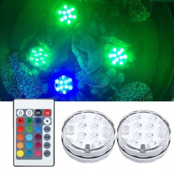 2x светодиодная лампа для бассейна RGB УДАЛЕННЫЙ СВЕТИЛЬНИК ДЛЯ БАССЕЙНА