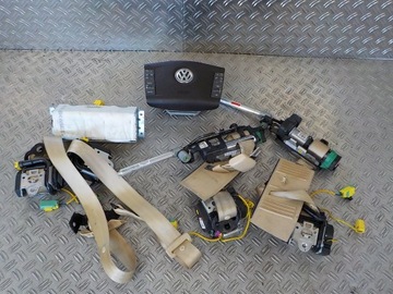 VW PHAETON 02-07 PODUSZKA AIRBAG PASY KOMPLET