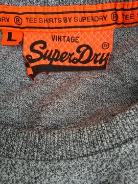 L SUPERDRY T-SHIRT KOSZULKA MĘSKA Z NADRUKIEM