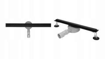 ODPŁYW LINIOWY SLIM BLACK 70 CM