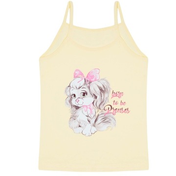 PODKOSZULKA KOSZULKA NA RAMIĄCZKACH 122-128