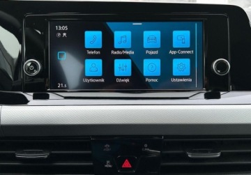 Volkswagen Golf VIII Hatchback 1.0 TSI 110KM 2021 Volkswagen Golf Basic Pakiet Comfort, FV 23, ACC, Czujniki parkowania, Di, zdjęcie 25