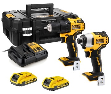 DEWALT ZESTAW COMBO DCD708 + DCF809 2xAKU TSTAK