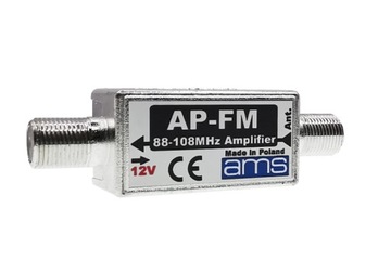 Антенный усилитель AP-FM RADIO 18 дБ РАЗЪЕМЫ AMS