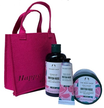 THE BODY SHOP British Rose Set Zestaw kosmetyków Róża Prezent