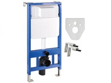 MEXEN STELAŻ WC MISKA RICO SZARA MAT PRZYCISK