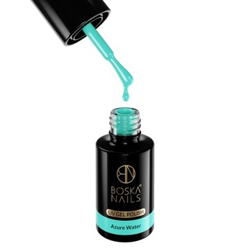 Niebieski Lakier Hybrydowy Summer Time Azure Water no 474 Boska Nails 6 ml