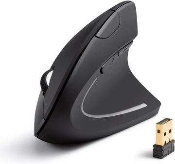 Mysz dla Graczy Gamingowa Bezprzewodowa Ergonomiczna Wertykalna Myszka Komp