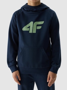 4F СВИТШОТ С КАПЮШОНОМ ДЛЯ МАЛЬЧИКОВ – ТЕМНО-СИНИЙ, размер 152
