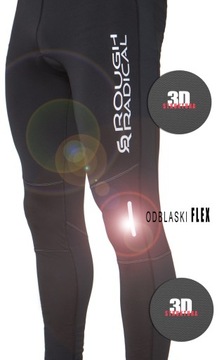 ТЕРМОАКТИВНЫЕ ЗИМНИЕ ВЕЛОСИПЕДНЫЕ БРЮКИ С ГРУБОЙ РАДИКАЛЬНОЙ ВСТАВКОЙ