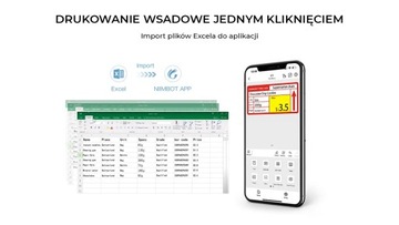 Термопринтер NIIMBOT B3S + рулон этикеток