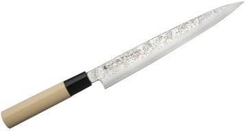Satake Nashiji Natural японский набор из 2 ножей сантоку 17 см и ножей для сашими 21 см