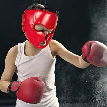 Головной убор для бокса для грэпплинга Легкий вес Mma Red M
