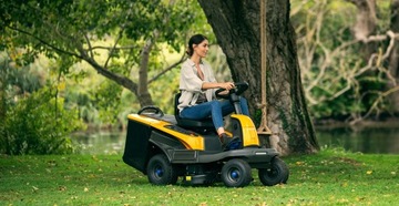 ТРАКТОР КОСИЛКА САДОВАЯ ТРАКТОРНАЯ КОРЗИНА 170л НОВАЯ МОДЕЛЬ STIGA SWIFT 2800M