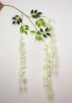 ГЛИЦИНИЯ ПОДВЕСНАЯ ИСКУССТВЕННАЯ ГЛИЦИНИЦА OVEREND ИСКУССТВЕННЫЕ ЦВЕТЫ ЛИСТ XXL 105см