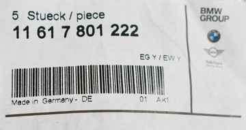 OE BMW TĚSNĚNÍ TURBÍNY E60 E61 525D 350D 535