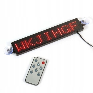 12V samochód LED programowalny znak ruchomy przewi