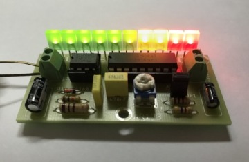 Светодиодный индикатор уровня сигнала AR173/A с LM3916