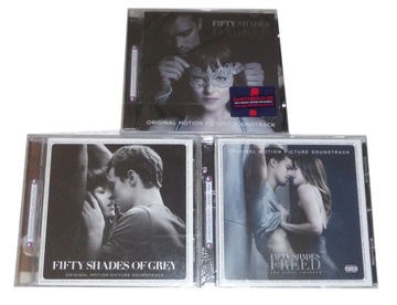 50 TWARZY GREYA CIEMNIESZA NOWE 3CD soundtrack