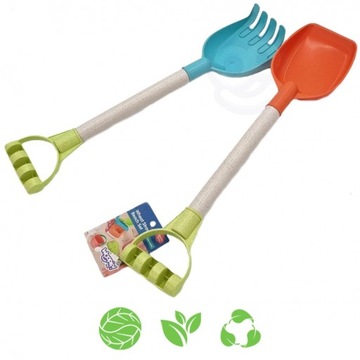 Zabawki do Piasku Łopatka + Grabki dla dzieci 51cm