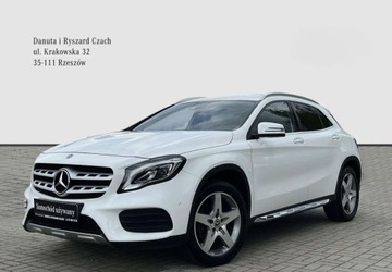 Mercedes GLA I Off-Roader Facelifting 1.6 200 156KM 2019 Mercedes-Benz GLA 200 AMG Line Polski Salon FV 23 Niski przebieg Zadba
