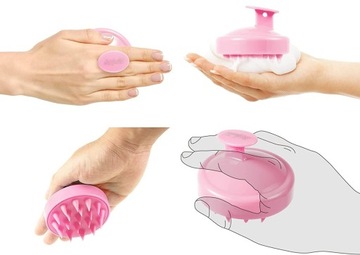 МАССАЖНАЯ ЩЕТКА ДЛЯ МЫТЬЯ ВОЛОС, КОЖИ ГОЛОВЫ, МАСОК, ЛОСЬОНА, ПИЛИНГА ТЕЛА