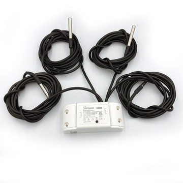 Sonoff wifi czujnik temperatury 4 x DS18B20 2metry, termostat