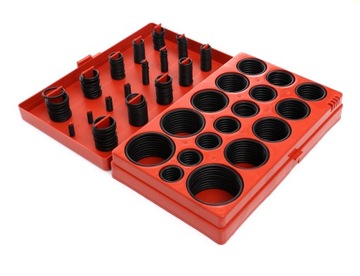 НАБОР МЕТРИЧЕСКИХ МАСЛОСТОЙКИХ УПЛОТНИТЕЛЬНЫХ КОЛЬЦЕВ 419 ШТ.